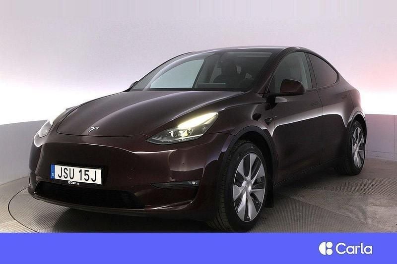 Röd Begagnad 2023 Tesla Model Y Long Range SUV | 464 900 kr (Bra pris) - Bild 1/4