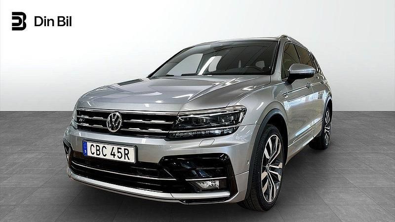 Silver (pyrit silver metallic) Begagnad 2021 VW Tiguan Allspace Highline SUV | 399 900 kr (Marknadspris) - Bild 1/4