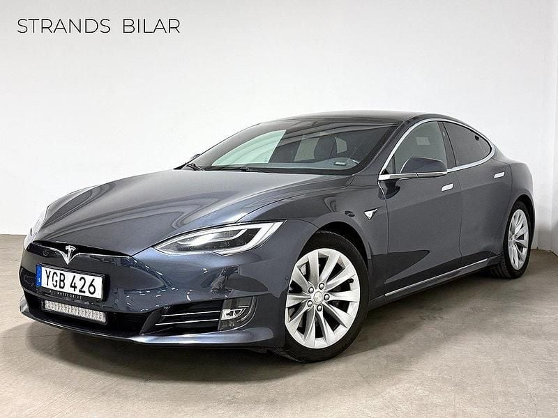Grå Begagnad 2017 Tesla Model S Sedan | 279 000 kr (Bra pris) - Bild 1/4