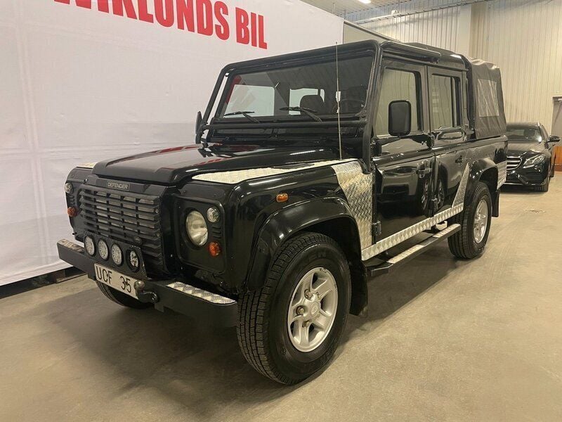 Svart Begagnad 2002 Land Rover Defender SUV | 239 500 kr (Dyr) - Bild 1/4