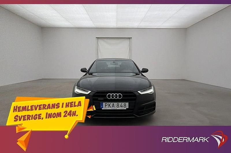 Begagnad Audi A6 S-Line 190 HK (139 kW) 2017 Svart Sedan