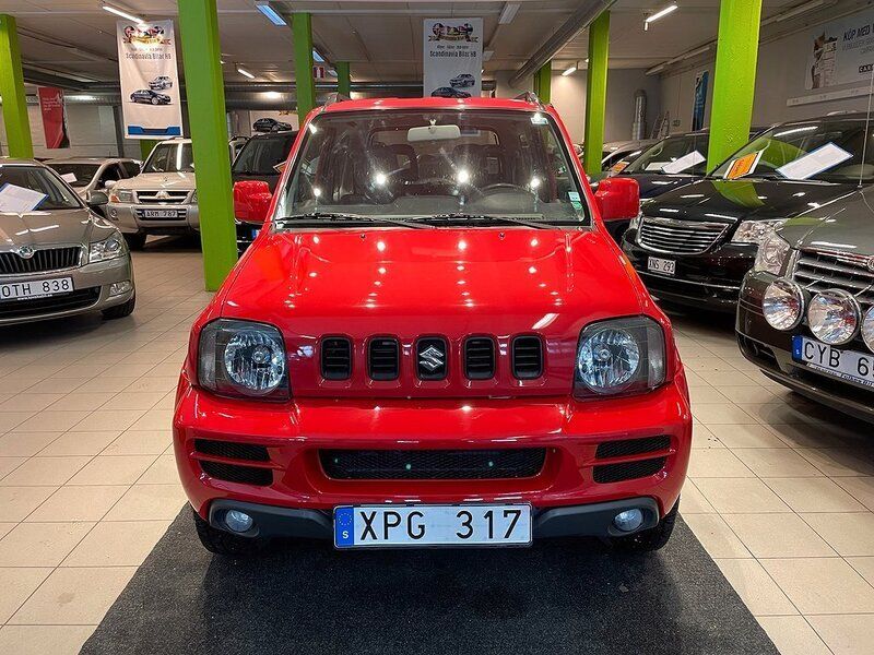 Begagnad Suzuki Jimny 85 HK (62 kW) 2006 Röd SUV