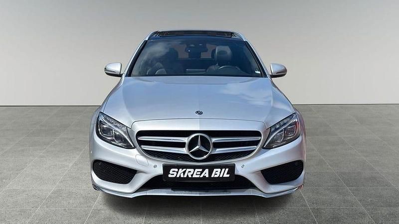 Begagnad Mercedes C220 AMG 170 HK (125 kW) 2018 Silver Kombi