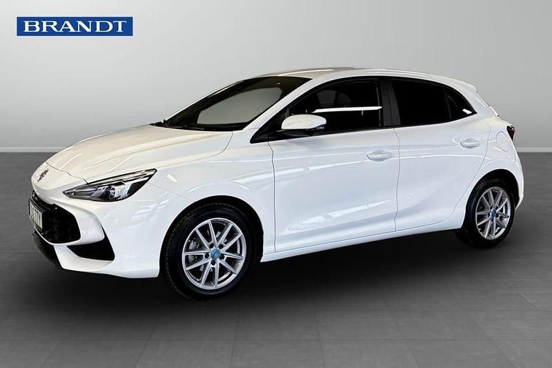 Vit Begagnad 2024 MG MG3 Luxury Halvkombi | 284 990 kr - Bild 1/4