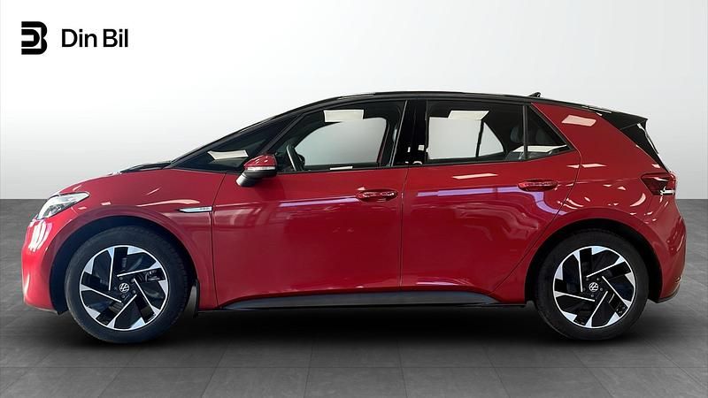 Begagnad VW ID.3 Pro Performance 150 kW (204 HK) 2022 Mörkröd Halvkombi