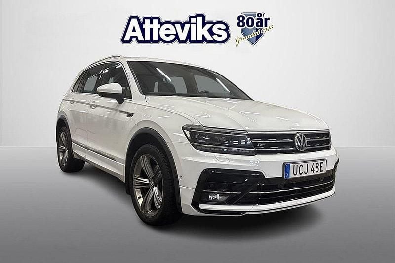 Vit Begagnad 2019 VW Tiguan GT SUV | 239 900 kr (Lite dyr) - Bild 1/4