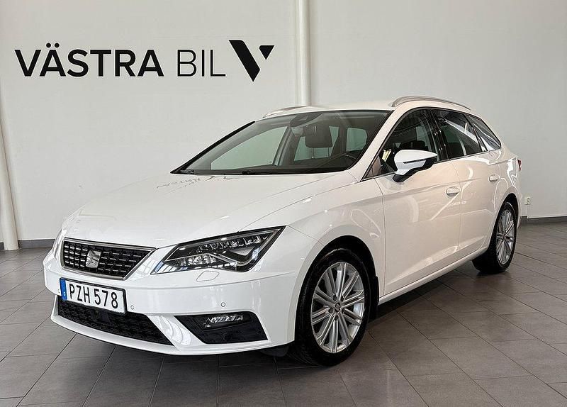 Vit Begagnad 2017 Seat Leon ST Kombi | 134 900 kr (Marknadspris) - Bild 1/4