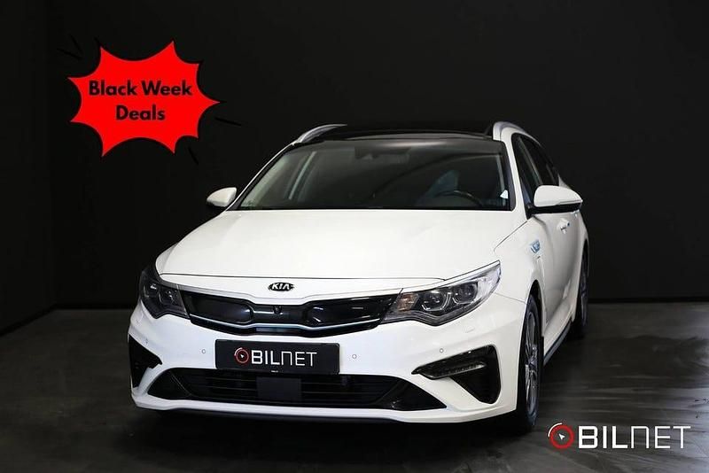 Vit Begagnad 2019 Kia Optima Kombi | 179 900 kr (Dyr) - Bild 1/3