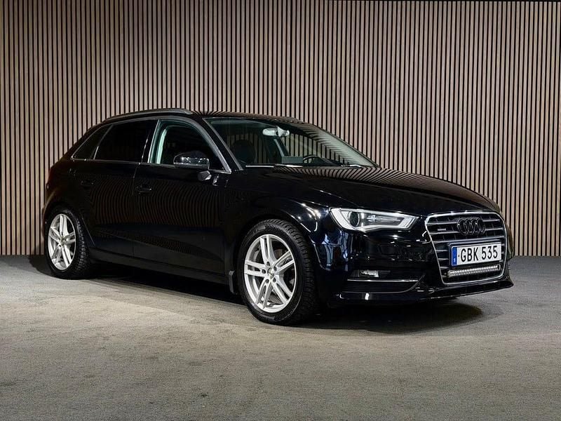 Begagnad Audi A3 150 HK (110 kW) 2015 Svart