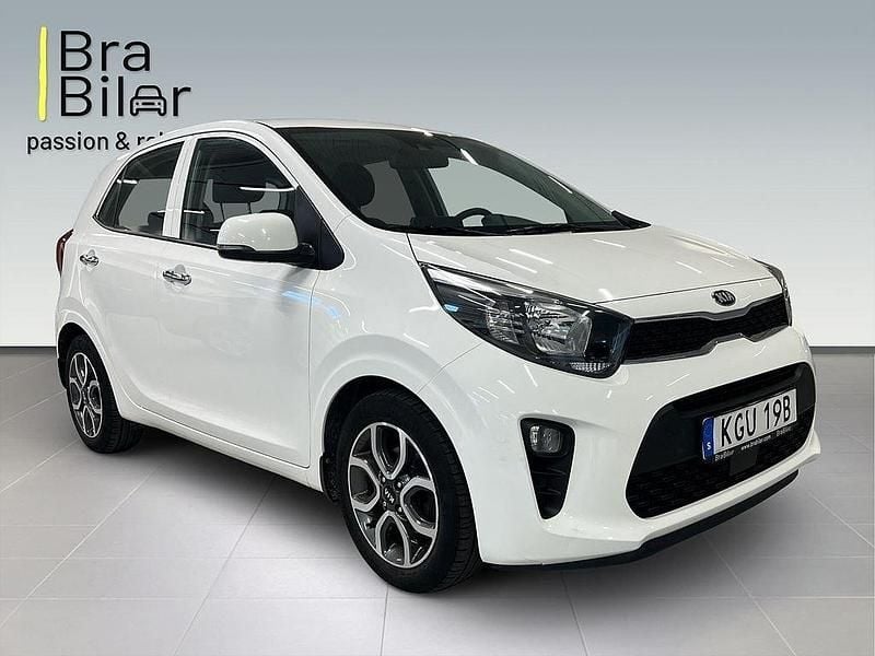 Vit Begagnad 2021 Kia Picanto 2 Halvkombi | 129 900 kr (Marknadspris) - Bild 1/4