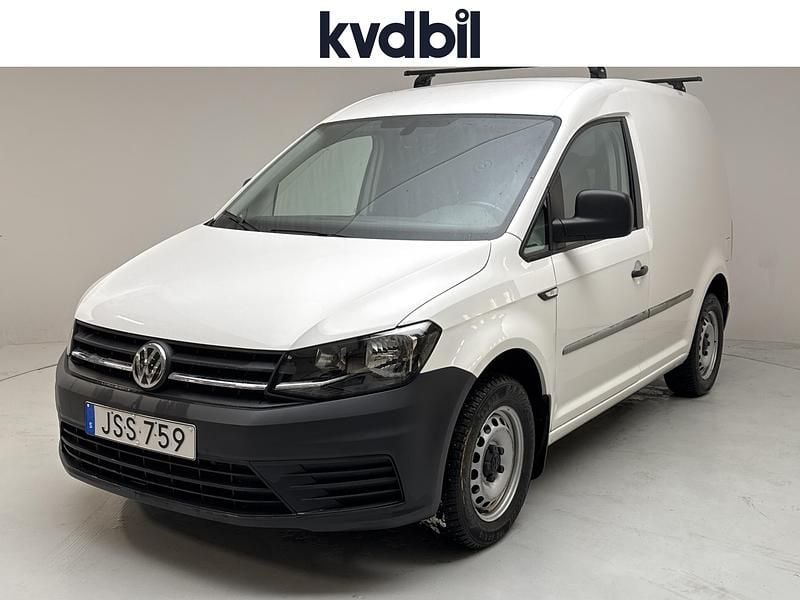 Vit Begagnad 2019 VW Caddy Minibuss | 139 000 kr (Marknadspris) - Bild 1/3