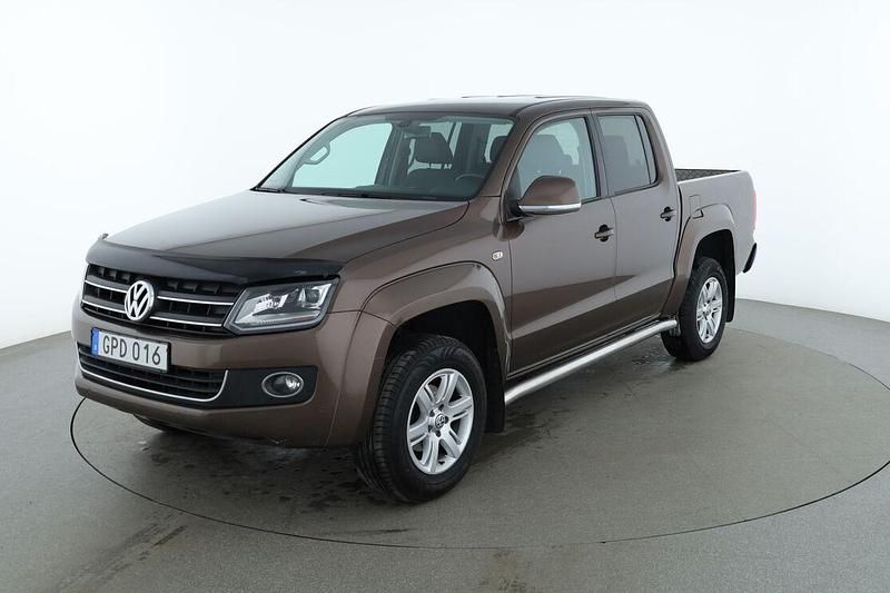 Brun Begagnad 2015 VW Amarok Highline Pickup | 215 000 kr (Marknadspris) - Bild 1/3
