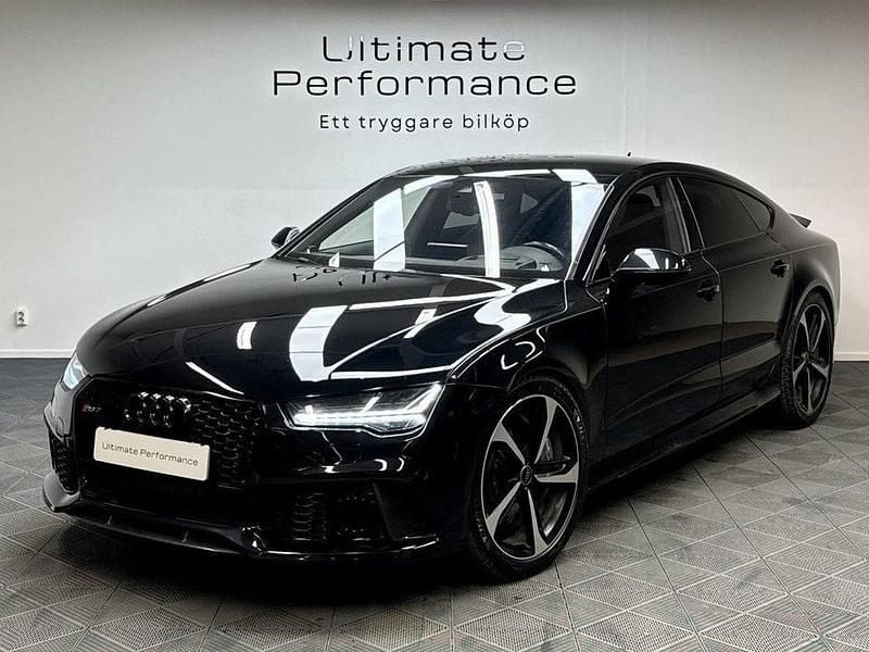 Svart Begagnad 2015 Audi RS7 Halvkombi | 489 000 kr (Marknadspris) - Bild 1/4