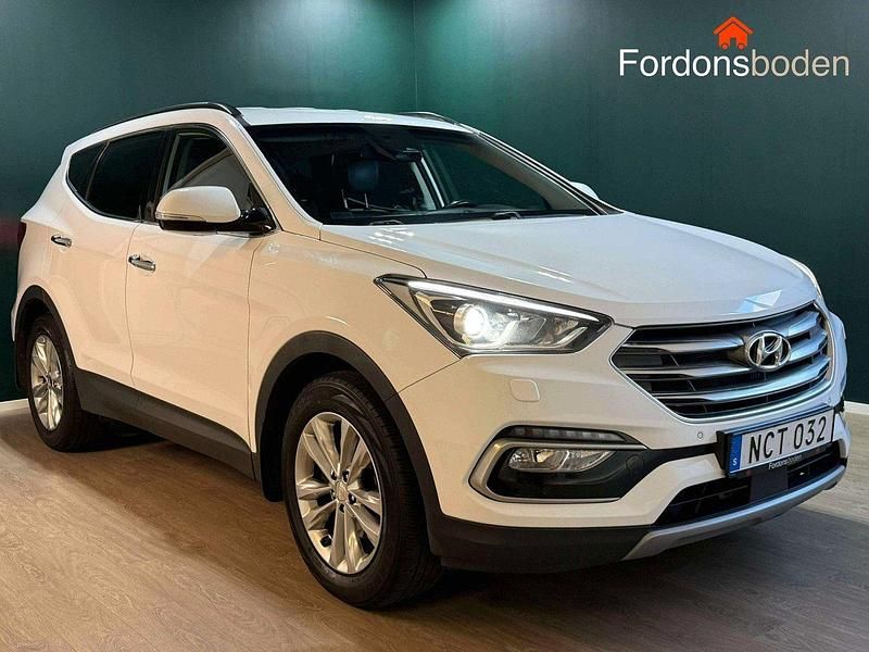 Vit Begagnad 2016 Hyundai Santa Fe Premium SUV | 178 800 kr (Dyr) - Bild 1/4