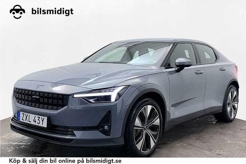 Grå Begagnad 2022 Polestar 2 Pilot Halvkombi | 284 800 kr (Bra pris) - Bild 1/3