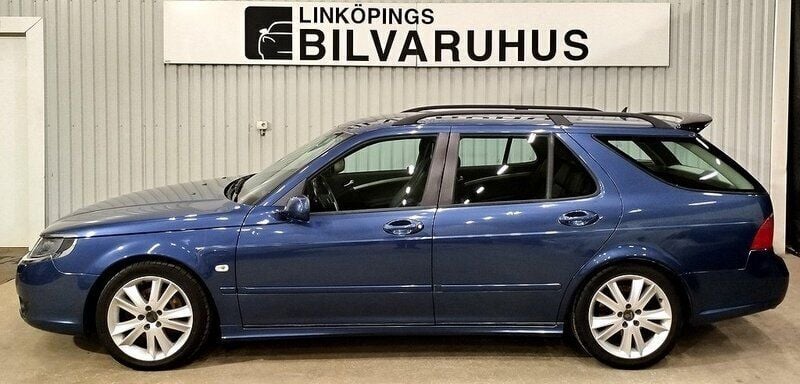 Blå Begagnad 2006 Saab 9-5 Aero Kombi | 79 900 kr - Bild 1/4