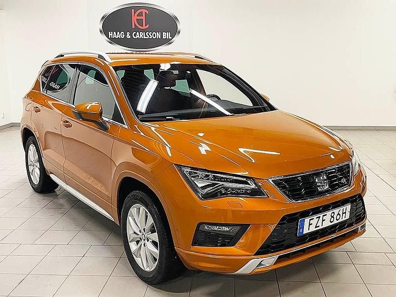 Orange Begagnad 2019 Seat Ateca 4Drive SUV | 225 000 kr (Marknadspris) - Bild 1/4