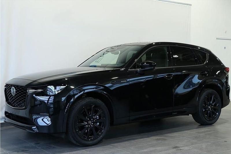 Svart Ny 2025 Mazda CX-60 Homura-Line SUV | 565 000 kr - Bild 1/4