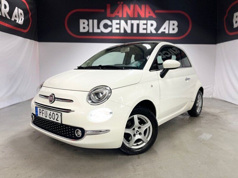 Vit Begagnad 2017 Fiat 500C Lounge Cab | 99 900 kr (Marknadspris) - Bild 1/4