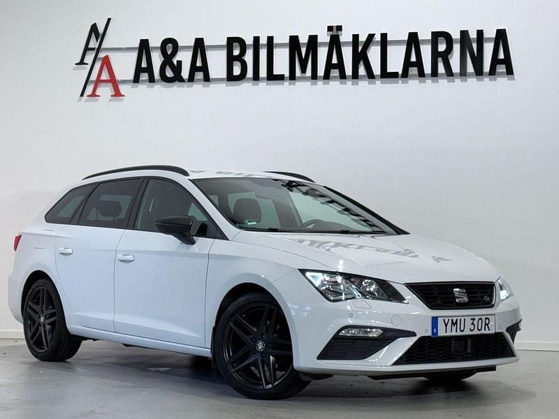 Vit Begagnad 2019 Seat Leon ST FR Kombi | 189 900 kr (Marknadspris) - Bild 1/4