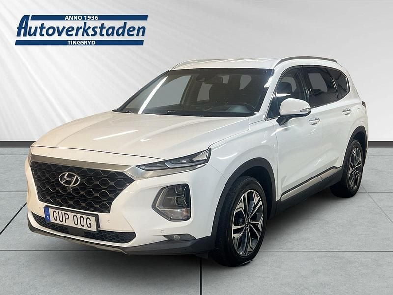 Begagnad Hyundai Santa Fe Premium 203 HK (149 kW) 2019 Vit SUV