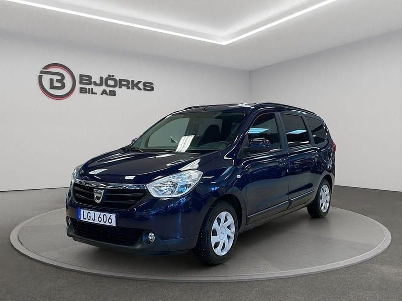 Blå Begagnad 2015 Dacia Lodgy Minibuss | 99 500 kr (Lite dyr) - Bild 1/4