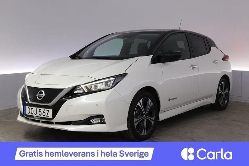 Begagnad Nissan Leaf 360º 110 kW (150 HK) 2020 Vit Halvkombi