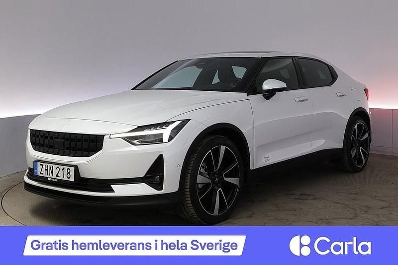 Begagnad Polestar 2 Pilot-lite 309 kW (421 HK) 2022 Vit Halvkombi