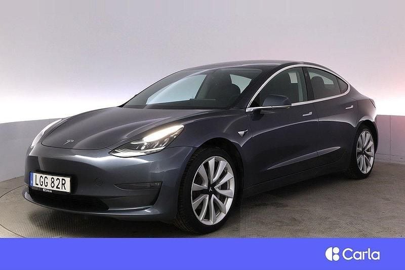 Begagnad 2019 Tesla Model 3 Long Range AWD Sedan | 259 900 kr (Bra pris) - Bild 1/4