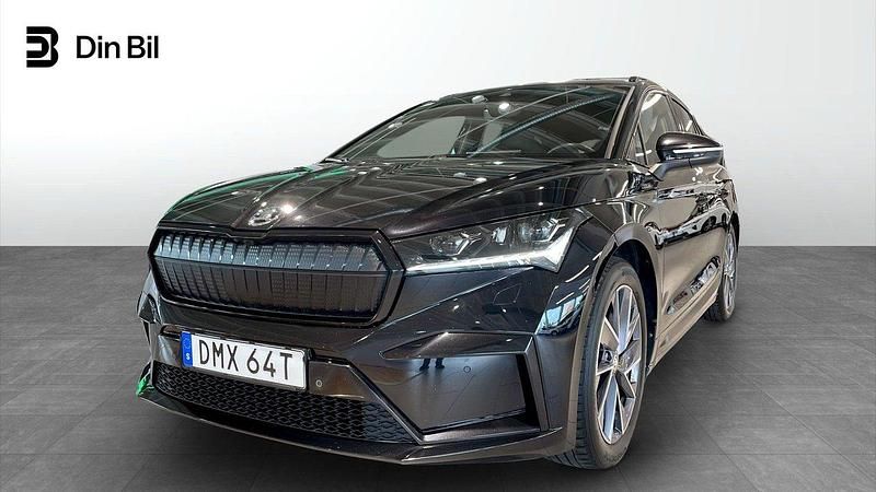 Svart Begagnad 2021 Skoda Enyaq iV SportLine SUV | 289 000 kr (Dyr) - Bild 1/4