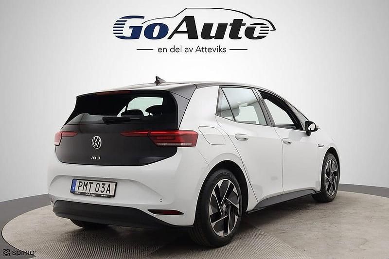 Begagnad VW ID.3 Pro Performance 152 kW (207 HK) 2020 Vit Halvkombi