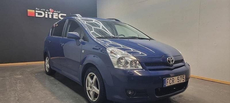 Mörkblå Begagnad 2006 Toyota Corolla Verso Minibuss | 34 900 kr (Marknadspris) - Bild 1/4