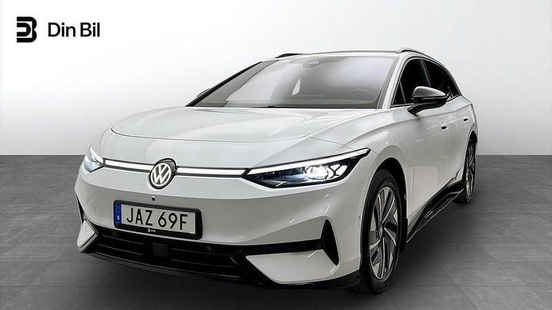 Vit Begagnad 2024 VW ID.7 Pro Kombi | 489 900 kr (Bra pris) - Bild 1/4