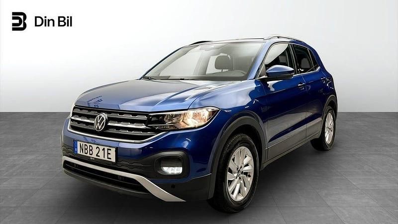 Begagnad VW T-Cross Comfortline 95 HK (69 kW) 2022 Blå SUV