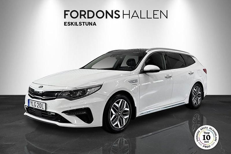 Vit Begagnad 2018 Kia Optima Advance Kombi | 144 900 kr (Dyr) - Bild 1/4