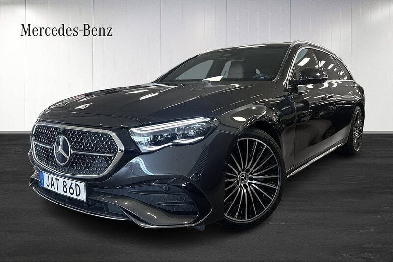 Grå Begagnad 2024 Mercedes E300 Premium Kombi | 709 000 kr (Bra pris) - Bild 1/4