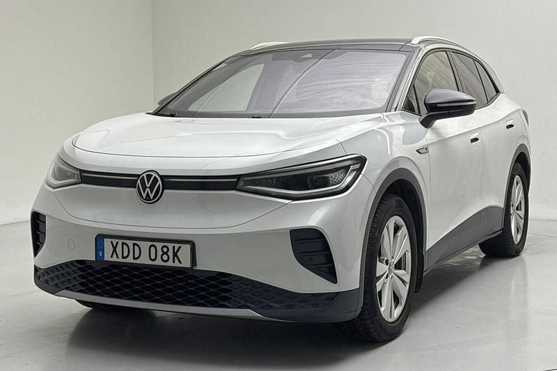 Vit Begagnad 2021 VW ID.4 Edition SUV | 189 000 kr (Lite dyr) - Bild 1/4