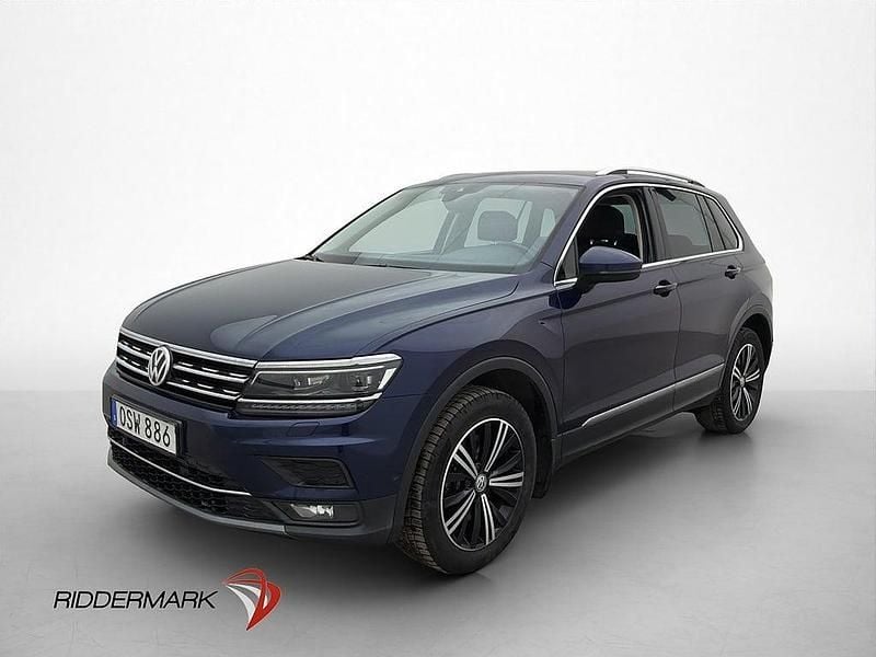 Begagnad VW Tiguan GT 190 HK (139 kW) 2018 Blå SUV