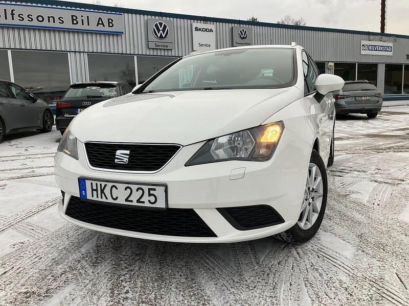 Begagnad Seat Ibiza Style 95 HK (69 kW) 2016 Nevada white metallic Kombi