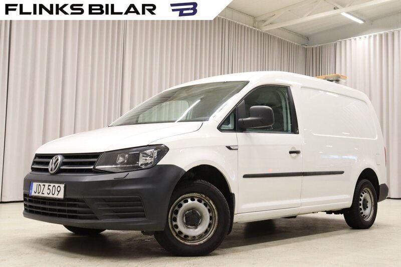 Vit Begagnad 2016 VW Caddy Maxi Minibuss | 109 900 kr (Bra pris) - Bild 1/4
