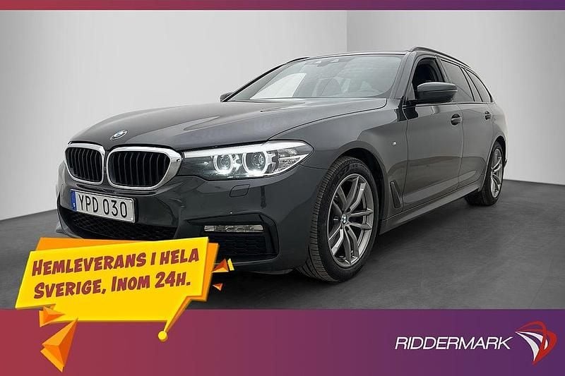 Grå Begagnad 2017 BMW 520 M Sport Kombi | 289 900 kr (Lite dyr) - Bild 1/3