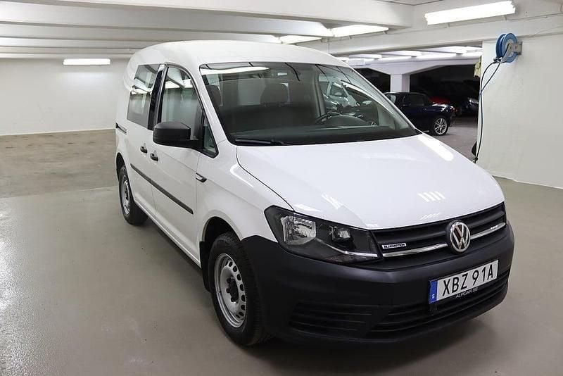 Begagnad VW Caddy 110 HK (80 kW) 2017 Vit Minibuss