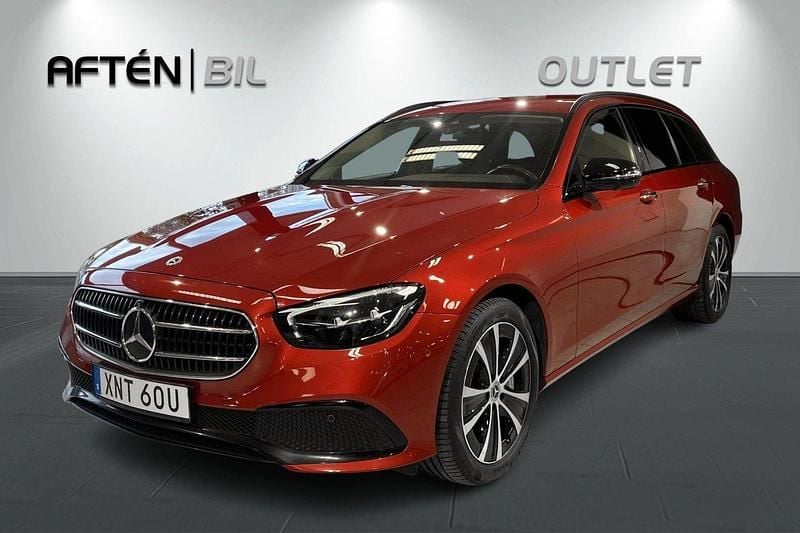 Röd Begagnad 2021 Mercedes E300 Avantgarde Kombi | 359 800 kr (Marknadspris) - Bild 1/3