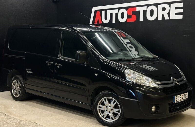 Svart Begagnad 2015 Citroën Jumpy Minibuss | 78 900 kr (Dyr) - Bild 1/4