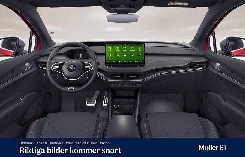 Begagnad Skoda Enyaq iV LAURIN & KLEMENT 210 kW (286 HK) 2024 Röd SUV