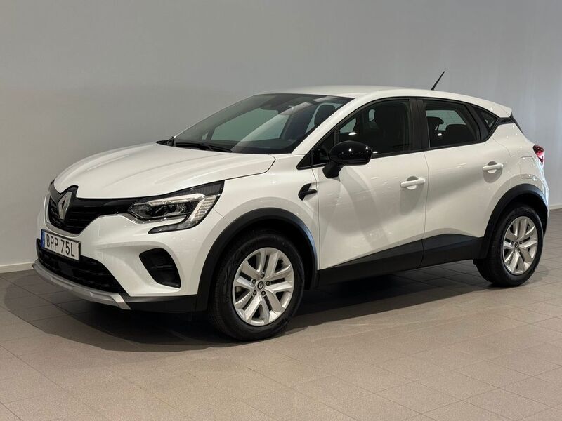 Vit Begagnad 2022 Renault Captur Zen SUV | 234 500 kr (Marknadspris) - Bild 1/4