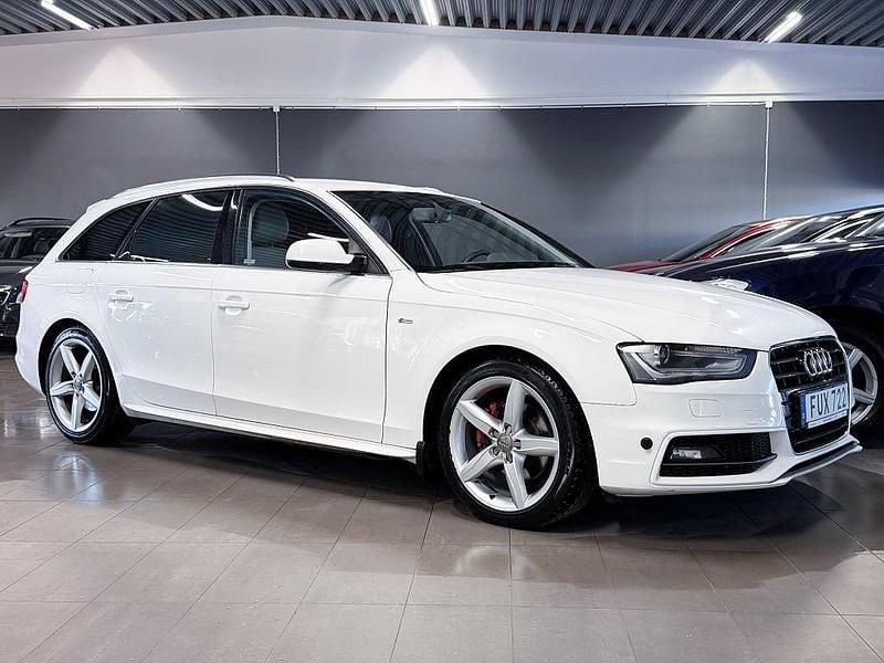 Vit Begagnad 2015 Audi A4 S-Line Kombi | 89 900 kr (Lite dyr) - Bild 1/4
