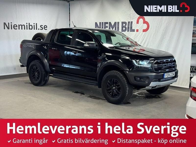 Svart Begagnad 2022 Ford Ranger Raptor Pickup | 489 900 kr (Marknadspris) - Bild 1/3