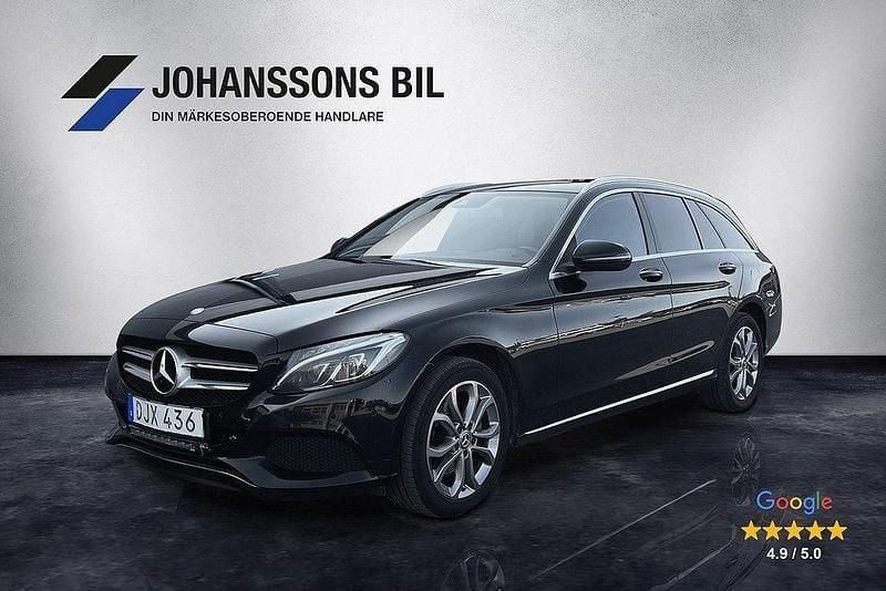 Svart Begagnad 2017 Mercedes C220 Kombi | 209 900 kr (Bra pris) - Bild 1/4