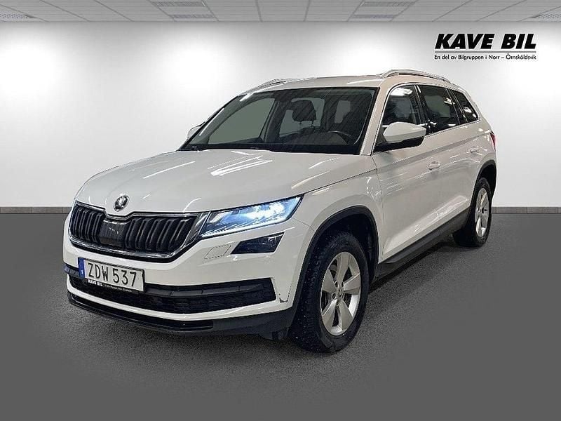 Vit Begagnad 2018 Skoda Kodiaq Business Line SUV | 259 900 kr (Marknadspris) - Bild 1/4